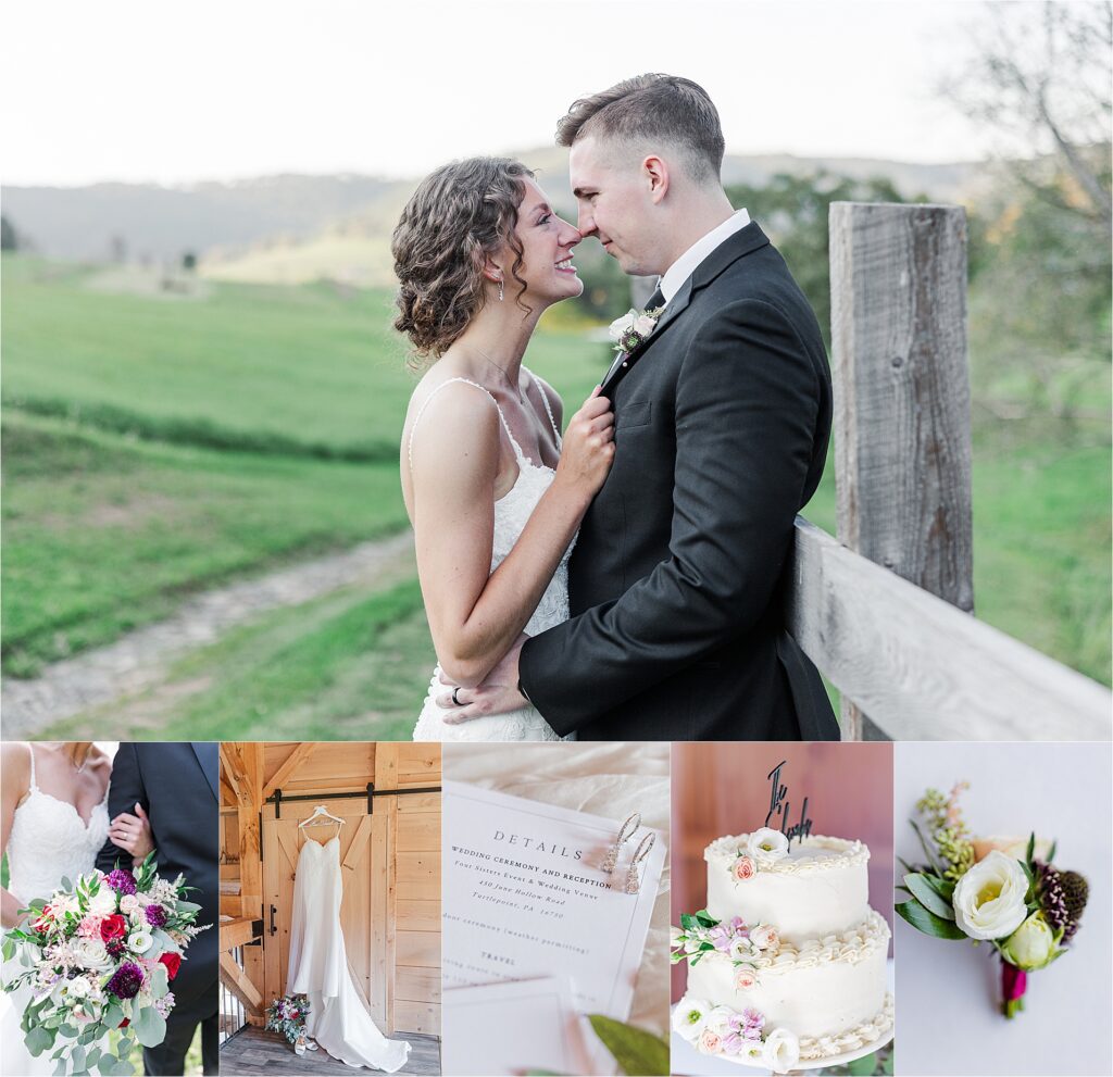 Fall Barn Wedding Four Sisters Events Turtlepoint, PA